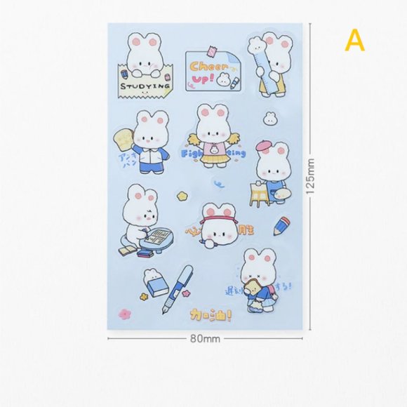 Kawaii Animal Waterproof Stickers - Picture 6 of 13